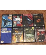 8 Playstation 2 Games Sarges Heroes 2 Metal Gear GTA Tom Clancy Spiderma... - $37.44 CAD