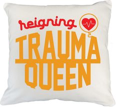 Make Your Mark Design Sassy Reigning Trauma Queen, Water Pillow Cover or Girl St - £19.54 GBP+