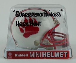 Quarterback Princess Mini Helmet Helen Hunt White Riddell Custom - $39.59
