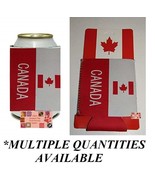 CANADA MAPLE LEAF CAN Bottle KOOZIE COOLER Wrap Insulator Sleeve Jacket ... - £4.78 GBP+