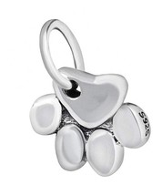Paw Print Animal Charms 925 Sterling Silver Dangle Large for - £41.15 GBP
