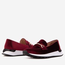 The Milan Burgundy Leather Women Sneaker image 6