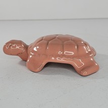 Frankoma Turtle Pottery Figurine Paperweight Pink - £35.39 GBP