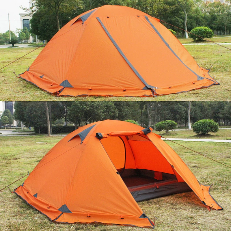 Tents For Tourism Camping Tent Travel Double Layer Camping Tent Waterproof Tent - £109.08 GBP
