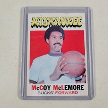 McCoy McLemore #83 Milwaukee Bucks NBA Basketball Card 1971-1972 Topps  - £5.60 GBP