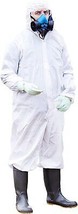 Disposable SF Coveralls Pack of 5 White 4XL Body Protective Suits - £21.49 GBP