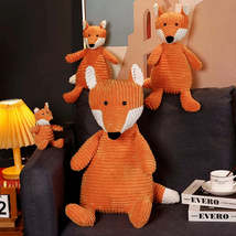 Lovely Plush Fox Toy Children&#39;s Accompany Doll Kawaii Animal Pillow Cute Pendant - £3.19 GBP+