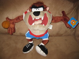 2001 TAZMANIAN DEVIL TAZ BASKETBALL New Licensed Plush 13&quot; Looney Tunes ... - $19.99