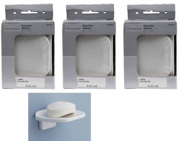 Soap Dish, Die Cast Zinc, Bright White - OakBrook 297-090607OB (3-BOXES) - $29.69