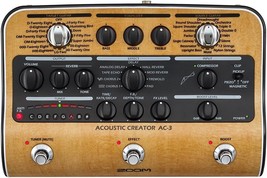 Zoom Ac-3 Acoustic Creator, Acoustic Di With Tone Restoration,, Feedback. - £261.22 GBP