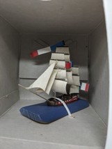 French Single Decker Handcrafted Wooden Model Ship - £23.43 GBP