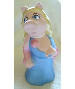 Vintage Miss Piggy Hand Painted Ceramic 86 Collectible 7&quot; Tall - £11.16 GBP