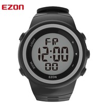 EZON T023 Men&#39;s Digital Sport Watch for Outdoor Running With Pedometer Stopwatch - £61.44 GBP