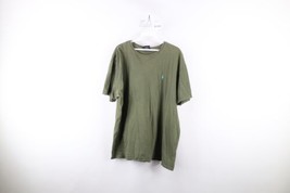 Vintage 90s Ralph Lauren Mens Large Faded Short Sleeve T-Shirt Green Cotton - £23.33 GBP