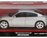 2011 Dodge Charger R/T 1/24 Scale Diecast Model by Showcasts - SILVER w/... - $34.64