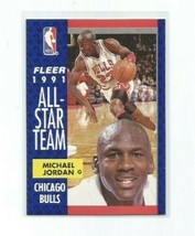 Michael Jordan 1991-92 Fleer ALL-STAR Team Card #211 - £3.98 GBP