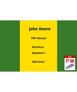 John Deere 3032E 3036E 3038E Compact Utility Tractor Repair &amp; OP Manual USB - $28.49