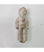 Vintage German Bisque Sailor Doll Toy 2.25 Inch - $611.85 MXN