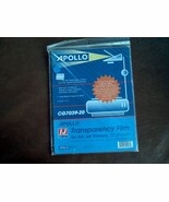 APOLLO TRANSPARENCY FILM FOR INK JET PRINTERS CLEAR FILM 20 SHEETS # CG7... - $438.71 MXN