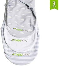 Swaddle Blanket Adjustable Infant Baby Wrap Set 3 Pack Unisex 0-3 Months NEW - £21.60 GBP