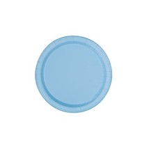 18cm Baby Blue Party Plates, Pack of 20  - £6.34 GBP