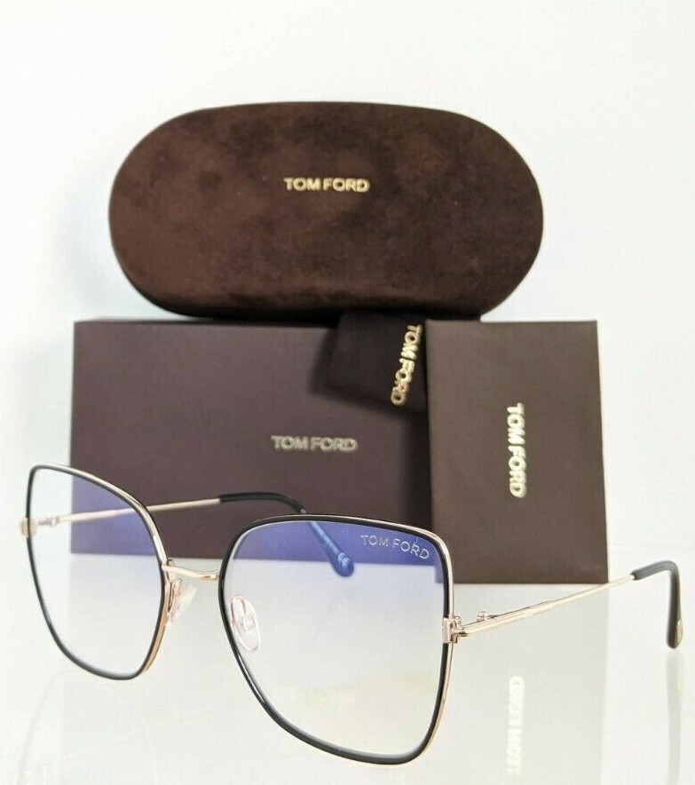 Brand New Authentic Tom Ford TF 5360 Eyeglasses 001 Frame FT 5360-B 56mm... - $158.39