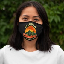 Fitted polyester face mask mountain sun design protect yourself in style thumb200