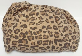 Pottery Barn B+B Cheetah Leopard Print Sheet Full Fitted(?) Cotton Discontinued - $49.91