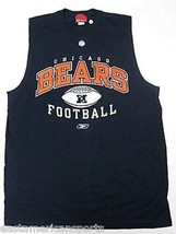 Chicago Bears NFL Reebok Sleeveless Tank Top Gym Shirt Blue Big &amp; Tall L... - £14.88 GBP
