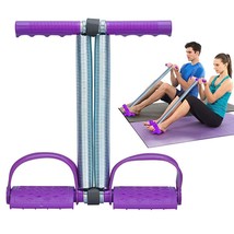 Elastic Sit Up Equipment Pull Rope Dual Spring Tension Foot Pedal Sit Up... - £30.10 GBP
