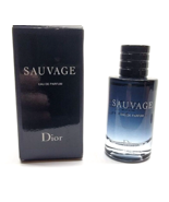 SAUVAGE Eau de Parfum / Perfume Christian Dior MINI TRAVEL SIZE .34 fl oz - £22.02 GBP