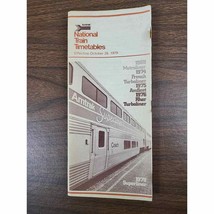 Amtrak National Train Timetables Schedule October 1979 - $11.95