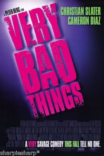 Primary image for 1998 VERY BAD THINGS Peter Berg Jon Favreau Title Movie Promotional Poster 13x20
