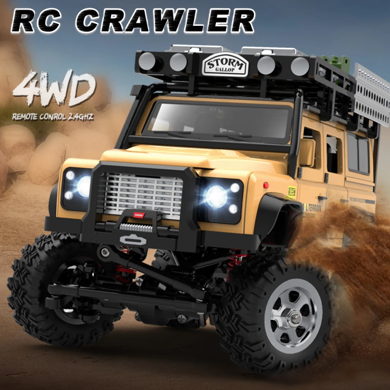 Rc Car Simulation Alloy 4WD 1:28 2.4Ghz Remote Control Climbing SUV Brushed - £73.34 GBP+