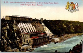 Canada Ontario Niagara River Hydro Power House Terminus UNP Vintage Post... - £5.92 GBP