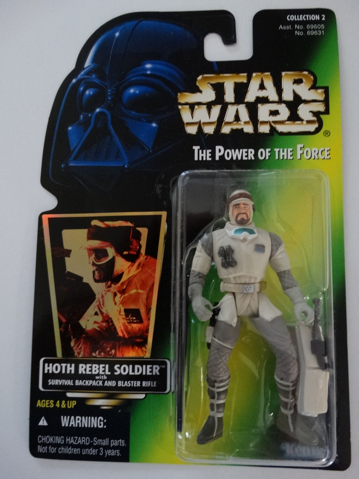 1996 Star Wars POTF Hoth Rebel Soldier with Backpack Blaster Rifle Action Figure - $15.00