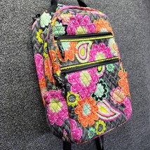 Vera Bradley 100% Cotton Ziggy Zinia Travel Backpack - £27.07 GBP