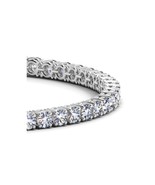 14K white gold 10 Carat diamond tennis bracelet/Ladies 14K gold tennis b... - £25,907.78 GBP
