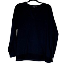 Banana Republic Black Top Blouse Shirt V-Neck Cute sleeve Long Sleeve Women - £12.54 GBP