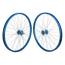 Se Bikes J24SG Wheelset 26in B/O 3/8inx100-110mm FW Rim Brake Clincher Blue - $384.99