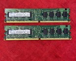 SAMSUNG RAM 512MB 1Rx8 PC2-5300 667MHz 8-CHIPS UBF M378T6553EZS-CE6 PC D... - $19.75