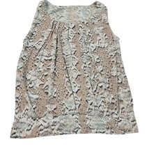 Ann Taylor Loft Petites Sleeveless Snake Skin Design Size Small Petite Womens - £10.65 GBP