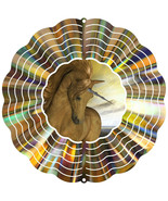 Golden Unicorn 10in Hanging Wind Spinner - $65.12 CAD
