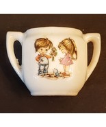 1970&#39;s VTG Child&#39;s Tea Set REPLACEMENT PIECE Sugar Bowl Boy &amp; Girl Frien... - $149.25 MXN