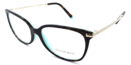 Tiffany & Co Eyeglasses Frames TF 2221F 8134 54-16-140 Havana on Blue Italy - $133.67
