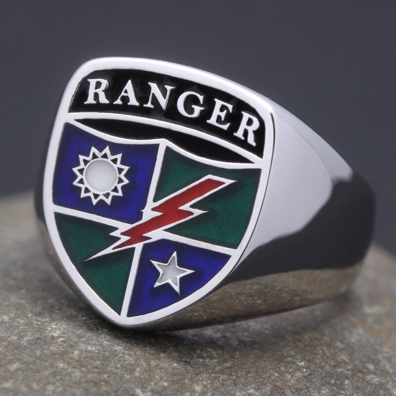US Army Rangers Regiment 75th Military Jewelry Solid Sterling Silver ...