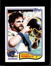1982 Topps #238 George Roberts Exmt Chargers *X4244 - £1.35 GBP