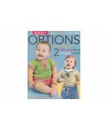 LEISURE ARTS Baby Options Same Pattern 2 Looks Knit Knitting Book - £8.82 GBP