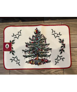 Spode Christmas Tree Kitchen Bath Rug Mat Traditional Nonskid Latex Back... - £26.14 GBP