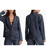 Lucky Brand Liquid Denim Luxe Blazer Women&#39;s Soft Jean Jacket Size XL. D... - $149.00